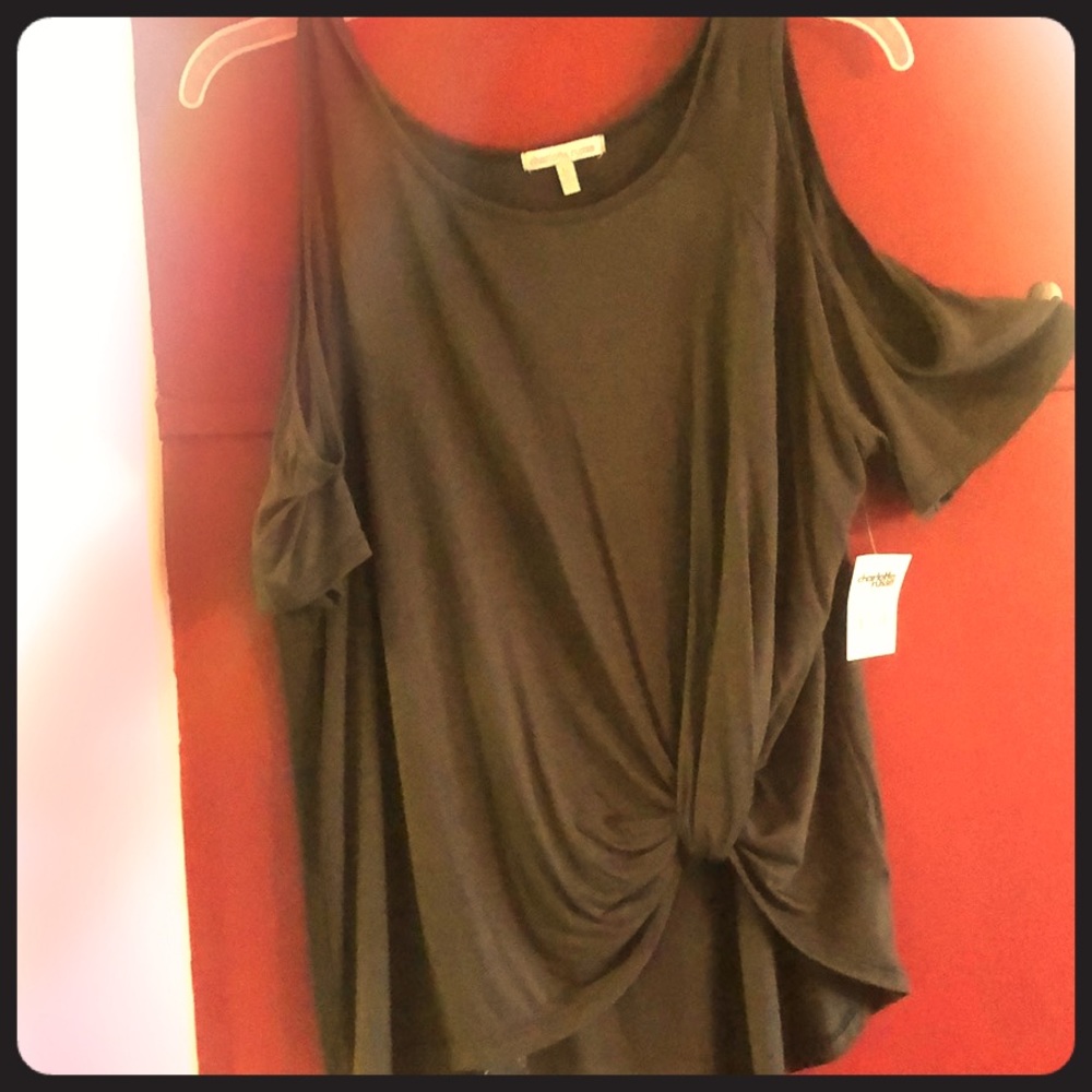 Green casual top